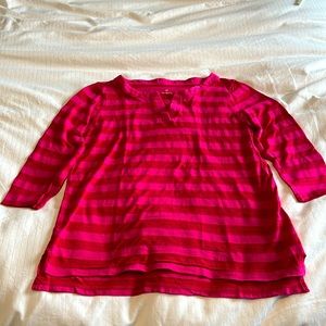 Pink and red top
